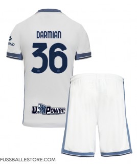 Günstige Inter Milan Matteo Darmian #36 Auswärts Trikotsatzt Kinder 2024-25 Kurzarm (+ Kurze Hosen)